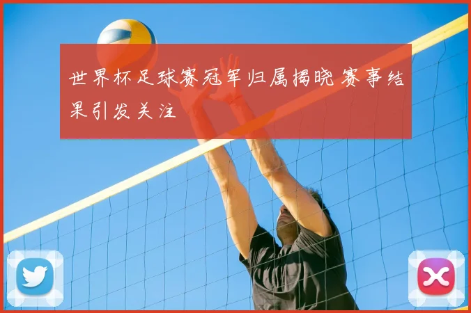 世界杯足球赛冠军归属揭晓 赛事结果引发关注